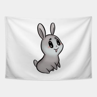 Cute Rabbit Drawing Tapestry