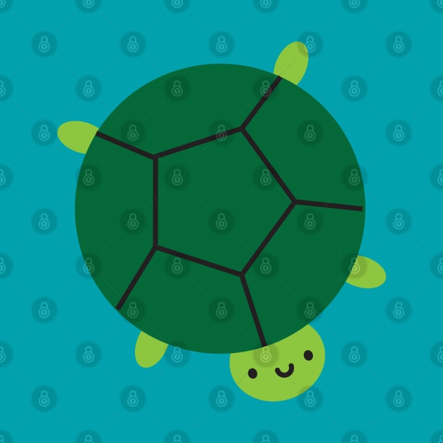 Kawaii Turtle by marcelinesmith