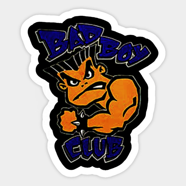 Cool Vintage 90s Bad Boy Club Cool Vintage 90s Bad Boy Club Sticker Teepublic