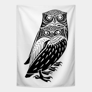 2 owls Tapestry