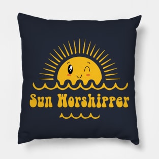 Sun Worshipper best summer design for Sun Worshipper Pillow