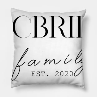 Mcbride Family EST. 2020, Surname, Mcbride Pillow