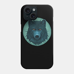 Black Wolf Phone Case