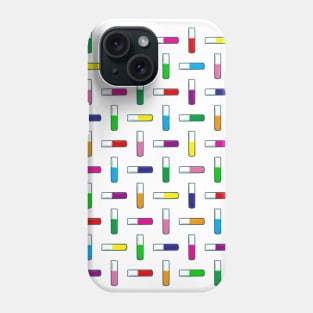 Test tube pattern Phone Case