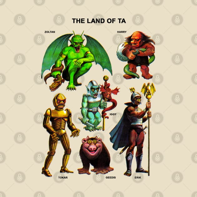 Land of Ta Sticker Sheet by ebbdesign