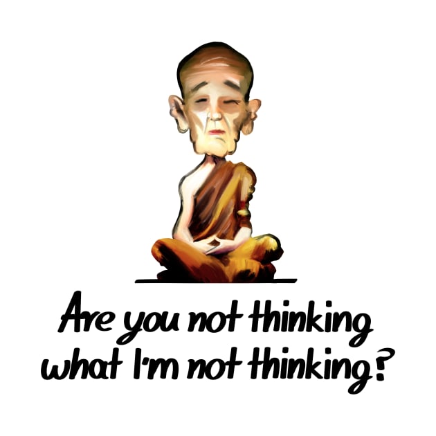 No Thought Meditation by ILYOart
