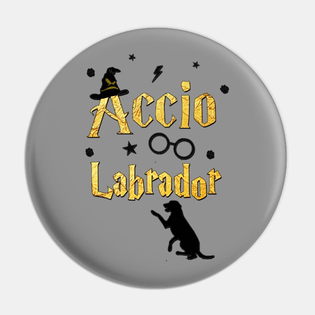 Accio Labrador Retriever Pin by dogfather