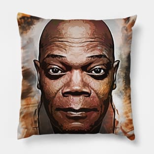 Samuel L. Jackson - Caricature Pillow