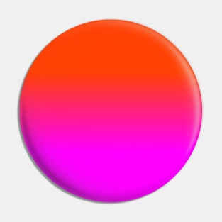 Neon Orange and Hot Pink Ombre Shade Color Fade Pin