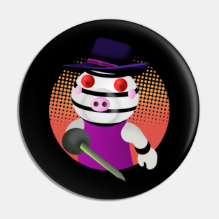 Roblox Piggy Mr P Pins And Buttons Teepublic - pin em piggy roblox