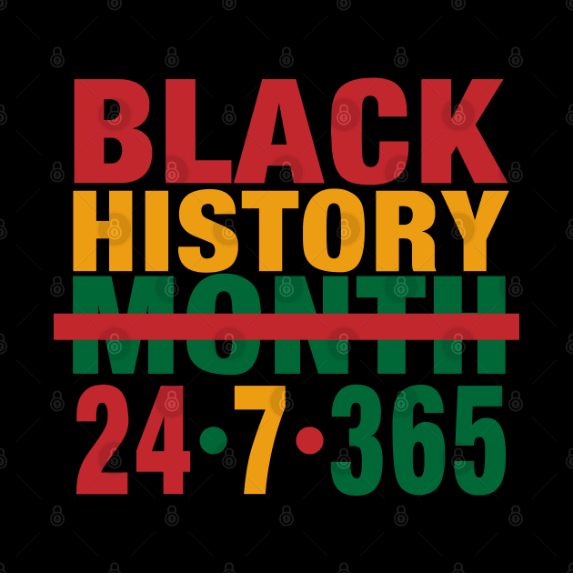 Black History Month 24/7/365 by blackartmattersshop