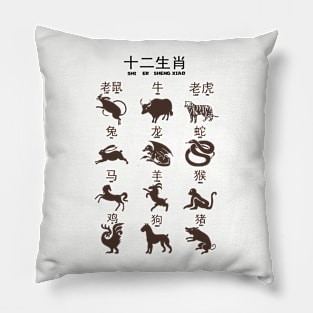 Chinese Zodiac Pillow