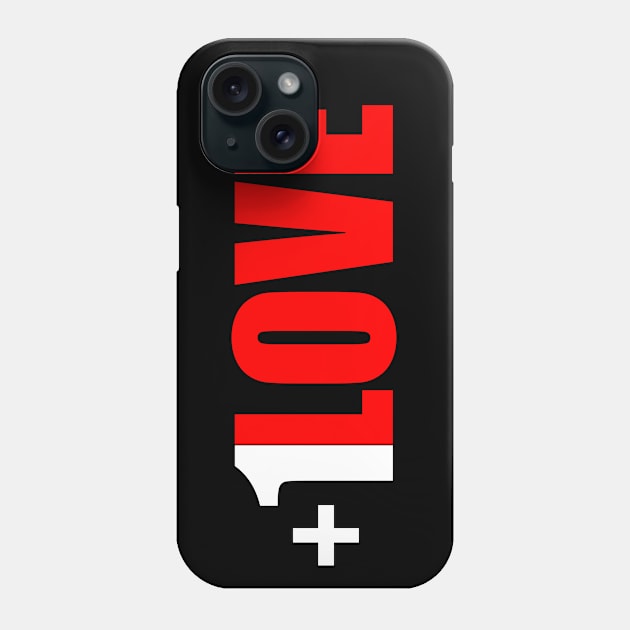 Plus 1 Love Phone Case by FutureImaging