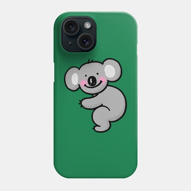 cute koala bear Phone Case by cartoonygifts