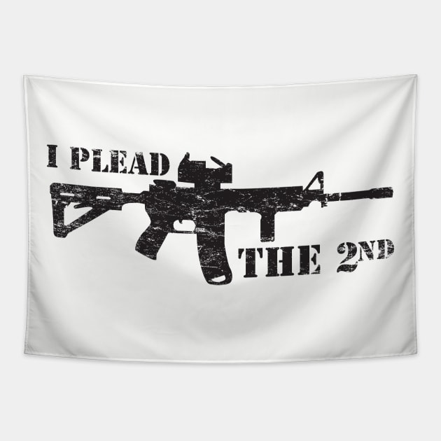 I Plead the 2nd Amendment Tapestry by MikesTeez