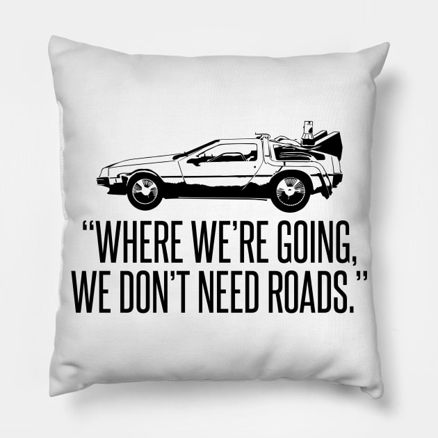 Back to the Future Pillow by mariansar