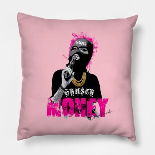 Guns and Money Pillow