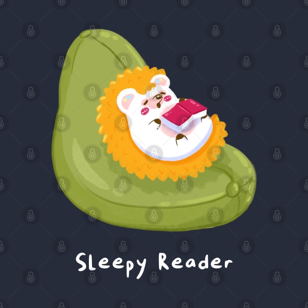 Sleepy reader by Iniistudio