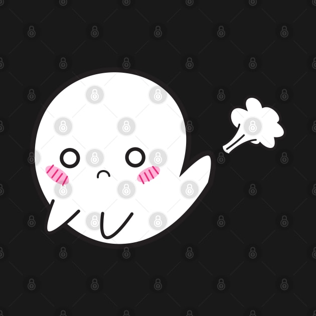 Ghost fart cute funny embarrassed by UniFox