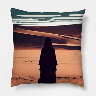 Banshee of the Badlands Pillow