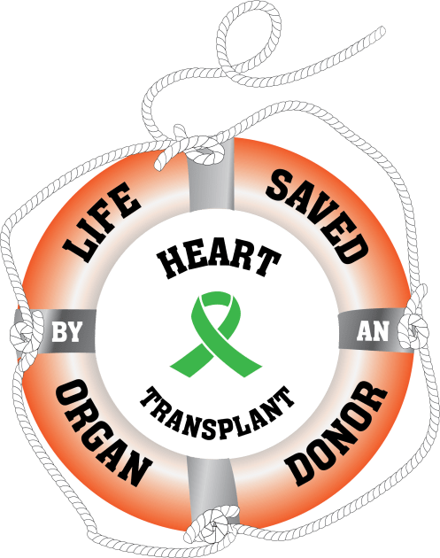 Life Saved by an Organ Donor Kids T-Shirt by Wildey Design