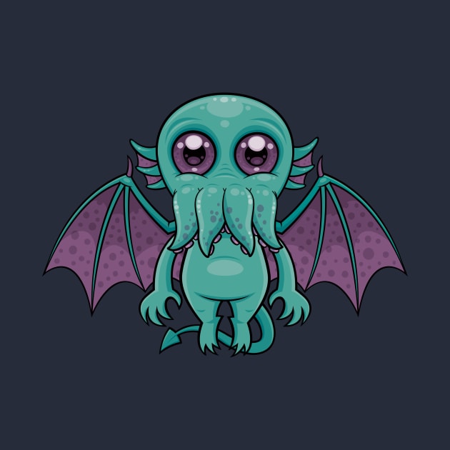 Cute Baby Cthulhu Monster by fizzgig