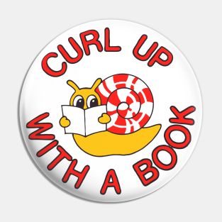 Curl Up With a Book Pin