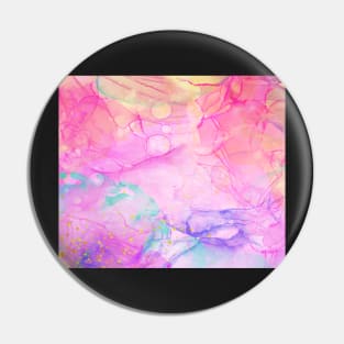 Colorful alcohol ink Pin