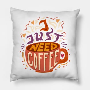 Coffee Give Me Power Pillow