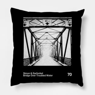 Simon & Garfunkel - Bridge Over Troubled Water / Minimalist Pantone Graphic Pillow