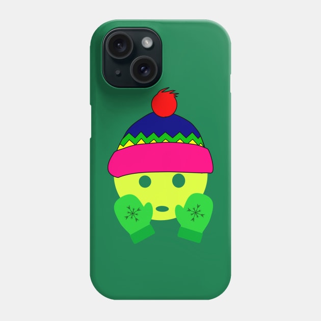 Cute Pickleball Christmas Phone Case by Little Duck Designs