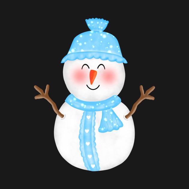 Cute Snowman by Onanong art design shop.