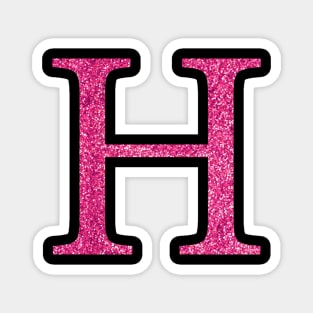 Pink H Magnet