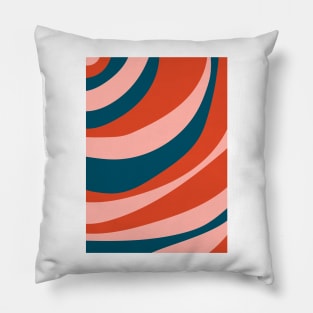 Curved stripes III Pillow