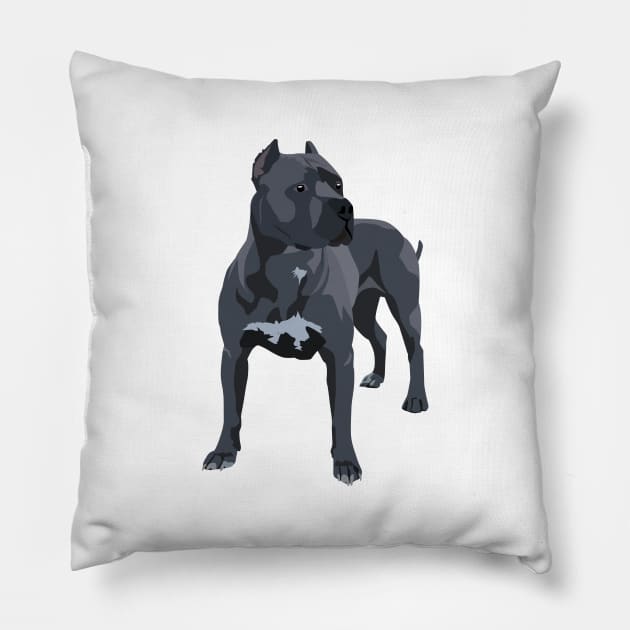 Pit Bull Dog Pillow by NorseTech