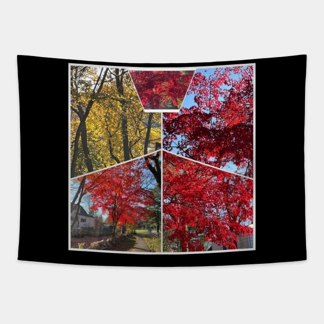 Foliage Collage Tapestry by Barschall