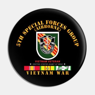 5th Special Forces Group w Flash  VN SVC Pin