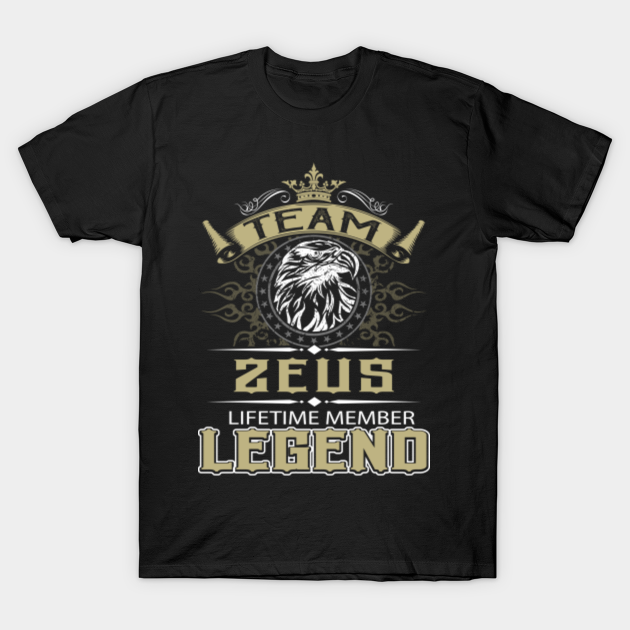 Discover Zeus Name T Shirt - Zeus Eagle Lifetime Member Legend Name Gift Item Tee - Zeus - T-Shirt