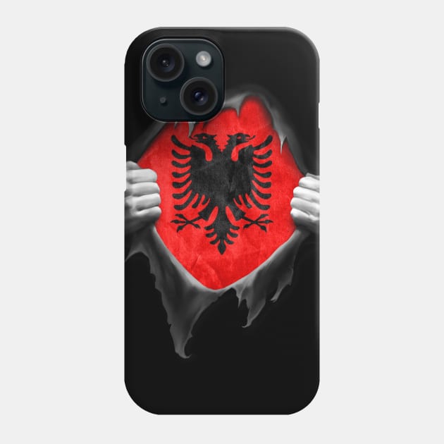 Albania Flag Albanian Roots DNA Pride Gift Phone Case by nikolayjs