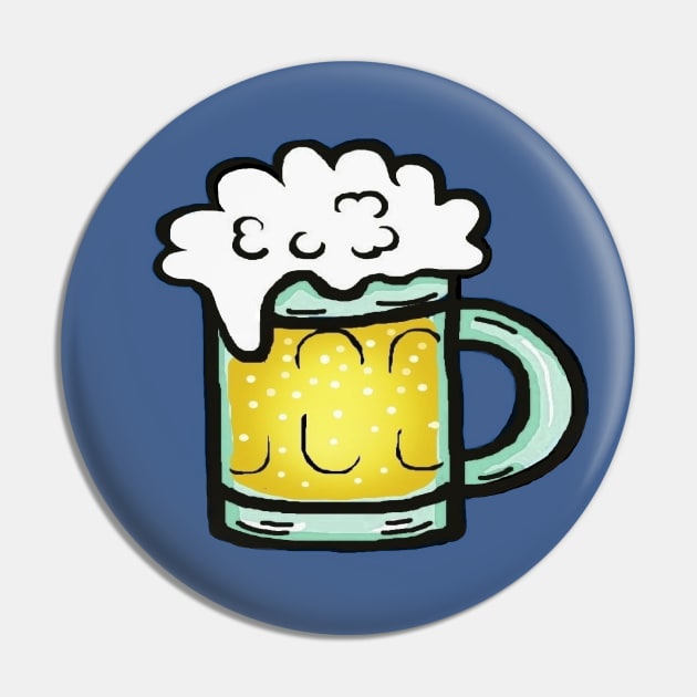 Mug of Beer Pin by FranBail