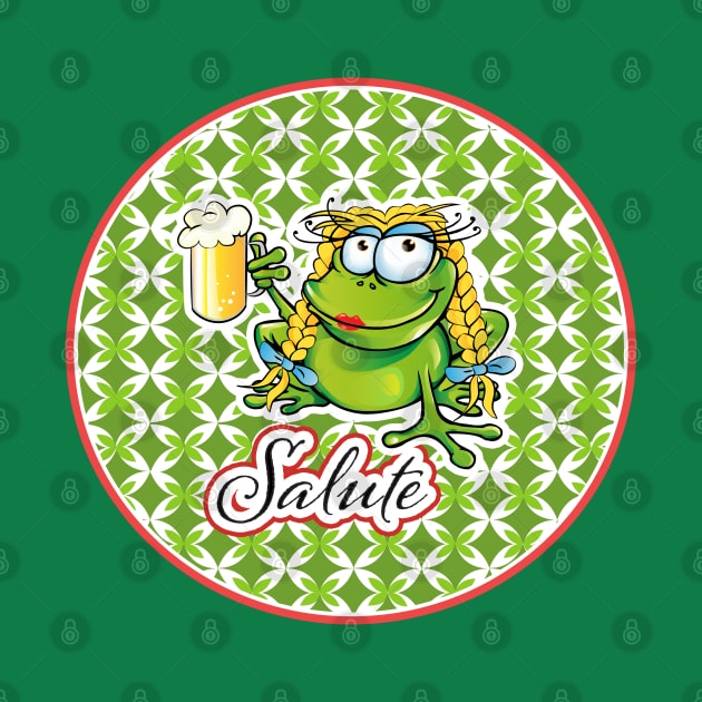 Salute Frog by O.M design