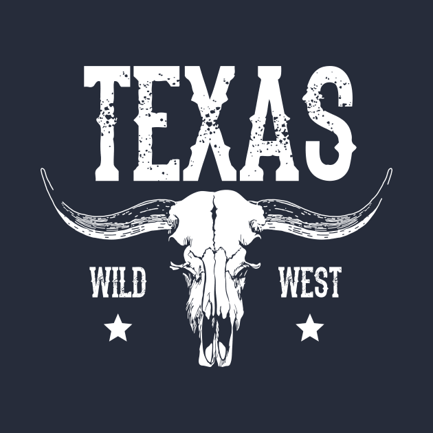 Texas and cow skull by My Happy-Design