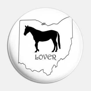 Ohio Horse Lover Gift Pin