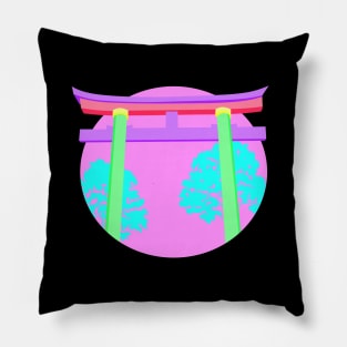 Cyber shrine Pillow