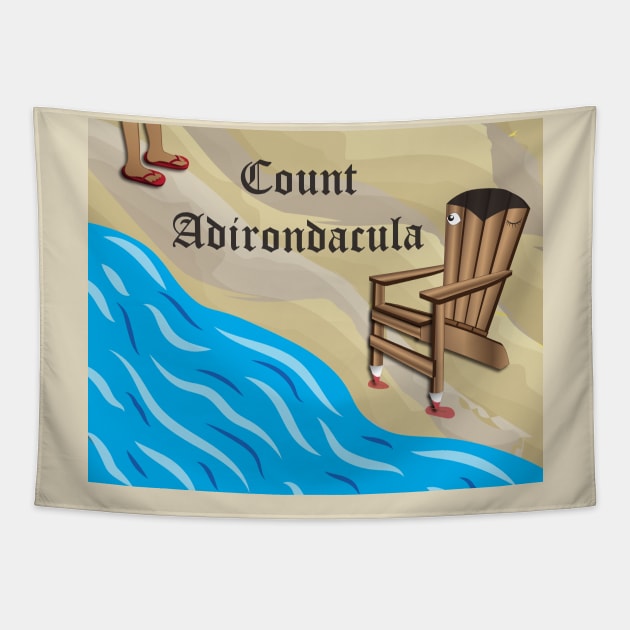 Count Adirondacula Tapestry by AlisonDennis