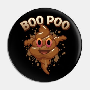 Boo Poo Halloween Ghost Poo Costume Pin