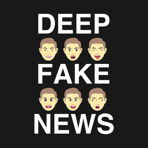 Deep Fake News Funny by Bobtees