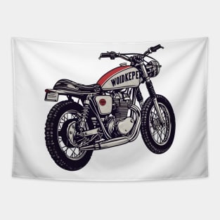 Classic Motorcycle Elegance Tapestry