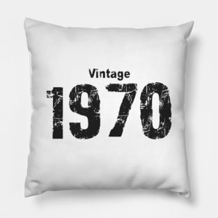 Vintage black 2 Pillow