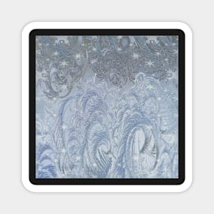 Winter Frost, Snow Frost Beautiful Graphic Art Frosty Gifts Magnet